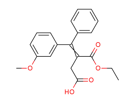 2-[1-(3-Methoxy-phenyl)-1-phenyl-meth-(E)-ylidene]-succinic acid 1-ethyl ester