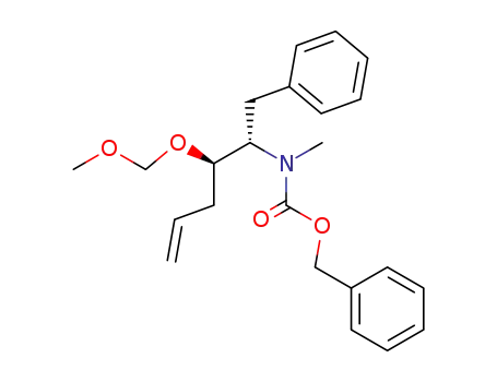 ((1S,2R)-1-Benzyl-2-methoxymethoxy-pent-4-enyl)-methyl-carbamic acid benzyl ester