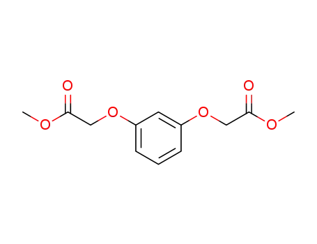 Molecular Structure of 85784-34-5 (Acetic acid, 2,2'-[1,3-phenylenebis(oxy)]bis-, dimethyl ester)