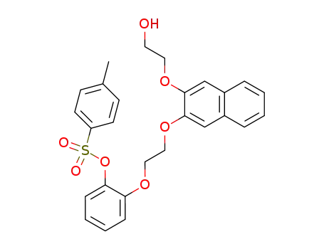 Toluene-4-sulfonic acid 2-{2-[3-(2-hydroxy-ethoxy)-naphthalen-2-yloxy]-ethoxy}-phenyl ester