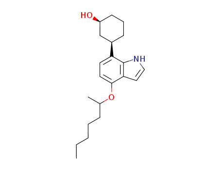 4-(2-HEPTYLOXY)-7-(3-HYDROXYCYCLOHEXYL)INDOLE
