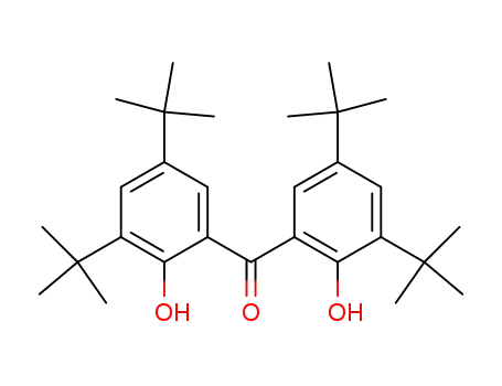 Molecular Structure of 30381-72-7 (Methanone, bis[3,5-bis(1,1-dimethylethyl)-2-hydroxyphenyl]-)