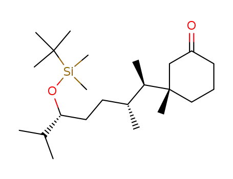 (S)-3-[(1R,2R,5R)-5-(tert-Butyl-dimethyl-silanyloxy)-1,2,6-trimethyl-heptyl]-3-methyl-cyclohexanone