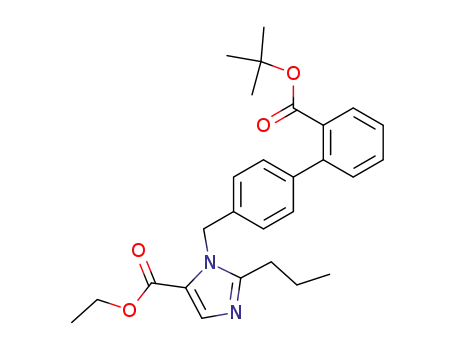 3-(2'-tert-Butoxycarbonyl-biphenyl-4-ylmethyl)-2-propyl-3H-imidazole-4-carboxylic acid ethyl ester