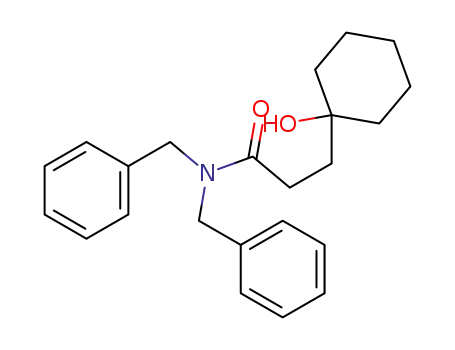 N,N-Dibenzyl-3-(1-hydroxy-cyclohexyl)-propionamide