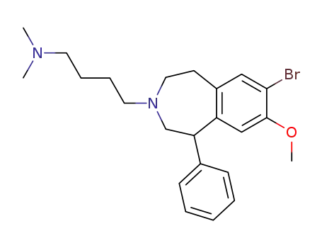 [4-(7-Bromo-8-methoxy-1-phenyl-1,2,4,5-tetrahydro-benzo[d]azepin-3-yl)-butyl]-dimethyl-amine
