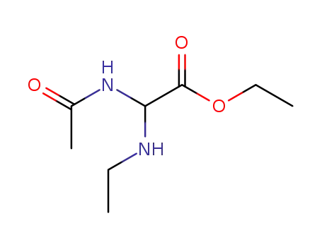 아세트산, (아세틸아미노)(에틸아미노)-, 에틸 에스테르(9CI)