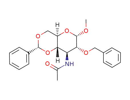 methyl 3-acetylamino-2-O-benzyl-4,6-O-benzylidene-3-deoxy-α-D-glucoside