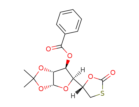 Benzoic acid (3aR,5S,6S,6aR)-2,2-dimethyl-5-((S)-2-oxo-[1,3]oxathiolan-5-yl)-tetrahydro-furo[2,3-d][1,3]dioxol-6-yl ester