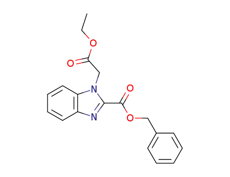 2-<(phenylmethoxy)carbonyl>-1H-benzimidazole-1-acetic acid ethyl ester