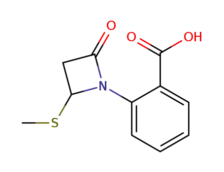 2-[2-(Methylsulfanyl)-4-oxoazetidin-1-yl]benzoic acid