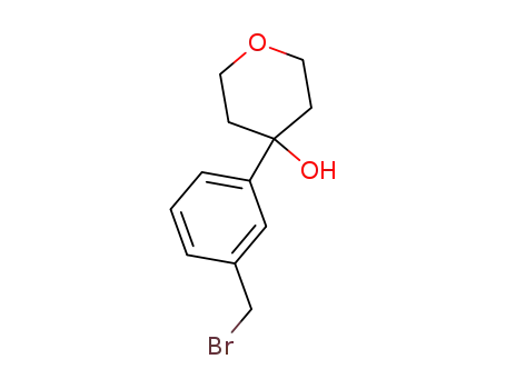2H-Pyran-4-ol, 4-[3-(bromomethyl)phenyl]tetrahydro-
