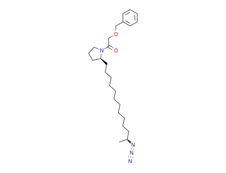 1-[(S)-2-((S)-12-Azido-tridecyl)-pyrrolidin-1-yl]-2-benzyloxy-ethanone