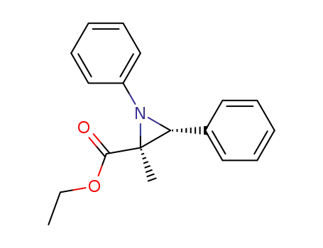 (-)-(E)-2-ethoxycarbonyl-2-methyl-1,3-diphenylaziridine