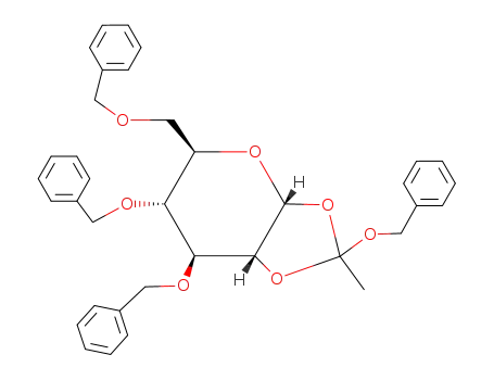 3,4,6-tri-O-benzyl-1,2-O-(1-benzyloxyethylidene)-α-D-glucopyranose
