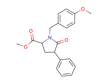 1-(4-Methoxy-benzyl)-5-oxo-4-phenyl-pyrrolidine-2-carboxylic acid methyl ester