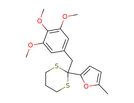 2-Methyl-5-[2-(3,4,5-trimethoxy-benzyl)-[1,3]dithian-2-yl]-furan
