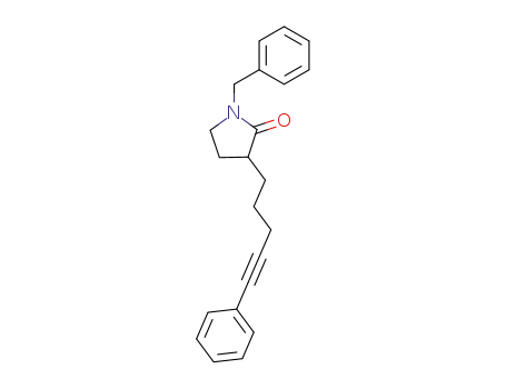 1-Benzyl-3-(5-phenyl-pent-4-ynyl)-pyrrolidin-2-one