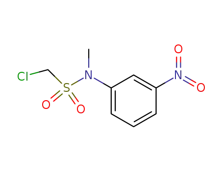 Molecular Structure of 94514-68-8 (Methanesulfonamide, 1-chloro-N-methyl-N-(3-nitrophenyl)-)