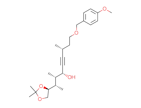 (2S,3S,4R,7R)-2-((S)-2,2-Dimethyl-[1,3]dioxolan-4-yl)-9-(4-methoxy-benzyloxy)-3,7-dimethyl-non-5-yn-4-ol