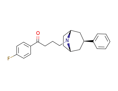 1-(4-Fluoro-phenyl)-4-((1R,3S,5S)-3-phenyl-8-aza-bicyclo[3.2.1]oct-8-yl)-butan-1-one