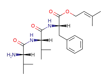 (S)-2-[(S)-2-((S)-2-Amino-3-methyl-butyrylamino)-3-methyl-butyrylamino]-3-phenyl-propionic acid 3-methyl-but-2-enyl ester