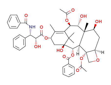 Benzenepropanoic acid, b-(benzoylamino)-a-hydroxy-,(2aR,4S,4aS,5R,6R,9S,11S,12S,12aR,12bS)-6,12b-bis(acetyloxy)-12-(benzoyloxy)-2a,3,4,4a,5,6,9,10,11,12,12a,12b-dodecahydro-4,5,11-trihydroxy-4a,8,13,1