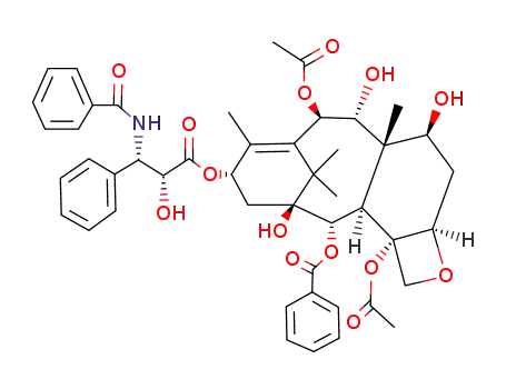 Molecular Structure of 148584-53-6 (9-dihydrotaxol)