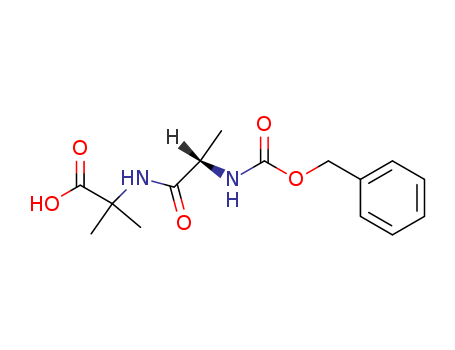 Molecular Structure of 109772-32-9 (Alanine, 2-methyl-N-[N-[(phenylmethoxy)carbonyl]-L-alanyl]-)