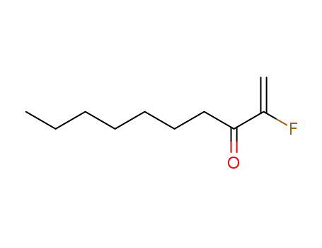 Molecular Structure of 101051-39-2 (1-Decen-3-one, 2-fluoro-)