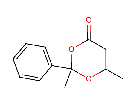 Molecular Structure of 83559-38-0 (2,6-dimethyl-2-phenyl-4H-1,3-dioxin-4-one)
