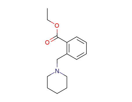 Benzoic acid, 2-(1-piperidinylMethyl)-, ethyl ester