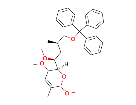 (2R,3S,6S)-3,6-Dimethoxy-2-((1S,3R)-1-methoxy-3-methyl-4-trityloxy-butyl)-5-methyl-3,6-dihydro-2H-pyran