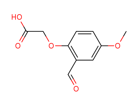 Acetic acid,2-(2-formyl-4-methoxyphenoxy)- cas  24589-93-3