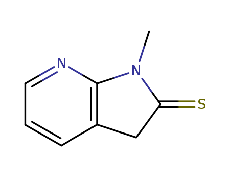 2H-PYRROLO[2,3-B]PYRIDINE-2-THIONE,1,3-DIHYDRO-1-METHYL-