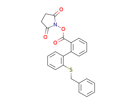2'-Benzylsulfanyl-biphenyl-2-carboxylic acid 2,5-dioxo-pyrrolidin-1-yl ester