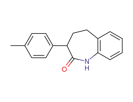 Molecular Structure of 15884-80-7 (2H-1-Benzazepin-2-one, 1,3,4,5-tetrahydro-3-(4-methylphenyl)-)