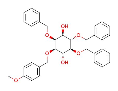 (+)-1D-2,5,6-tri-O-benzyl-3-O-(p-methoxybenzyl)-myo-inositol