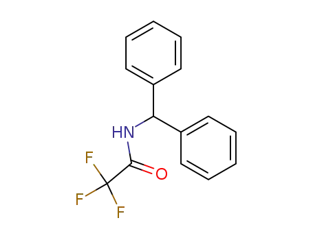 Molecular Structure of 21735-61-5 (Acetamide, N-(diphenylmethyl)-2,2,2-trifluoro-)