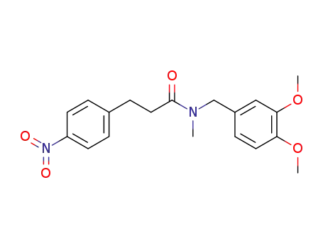 N-(3,4-Dimethoxy-benzyl)-N-methyl-3-(4-nitro-phenyl)-propionamide