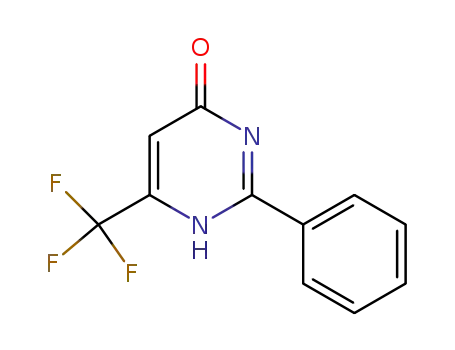 Molecular Structure of 158715-14-1 (2-phenyl-6-trifluoromethyl-pyrimidin-4-ol)
