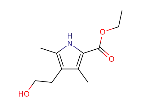 1H-Pyrrole-2-carboxylic acid, 4-(2-hydroxyethyl)-3,5-dimethyl-, ethyl
ester