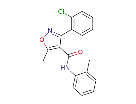 3-(2-Chloro-phenyl)-5-methyl-isoxazole-4-carboxylic acid o-tolylamide