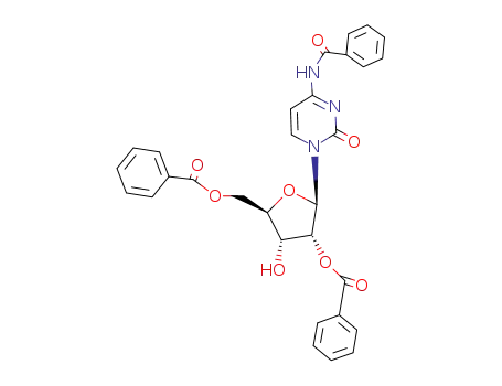 Molecular Structure of 6554-16-1 (Cytidine, N-benzoyl-, 2',5'-dibenzoate)