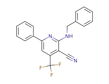 3-Pyridinecarbonitrile,
6-phenyl-2-[(phenylmethyl)amino]-4-(trifluoromethyl)-