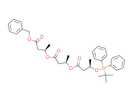 (R)-3-(tert-Butyl-diphenyl-silanyloxy)-butyric acid (R)-2-((R)-2-benzyloxycarbonyl-1-methyl-ethoxycarbonyl)-1-methyl-ethyl ester