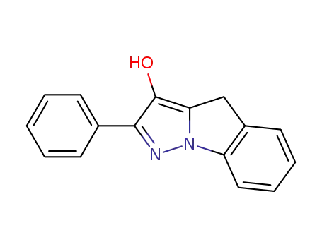Molecular Structure of 155883-36-6 (3-hydroxy-2-phenyl-4H-pyrazolo<1,5-a>indole)