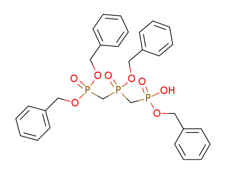 <<(Benzyloxy)<<(benzyloxy)hydroxyphosphoryl>methyl>phosphoryl>methyl>phosphonic acid dibenzyl ester