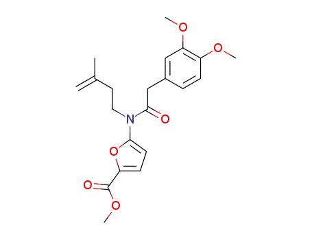 5-[[2-(3,4-Dimethoxy-phenyl)-acetyl]-(3-methyl-but-3-enyl)-amino]-furan-2-carboxylic acid methyl ester