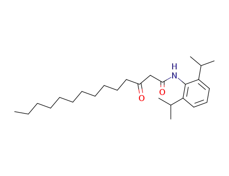 N-[2,6-bis(1-methylethyl)phenyl]-3-oxo-tetradecanamide